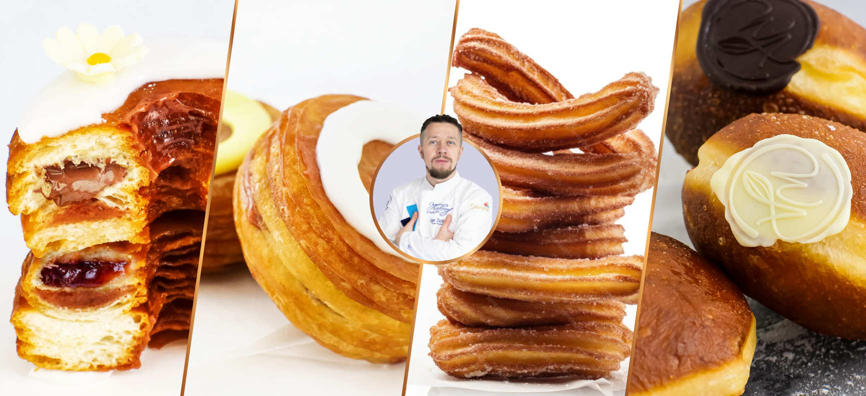 Cronut churossy i pączki – Szkolenie Cukiernicze z Igorem Zaritskim