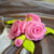 close-up-artificial-pink-roses-chocolate-cake